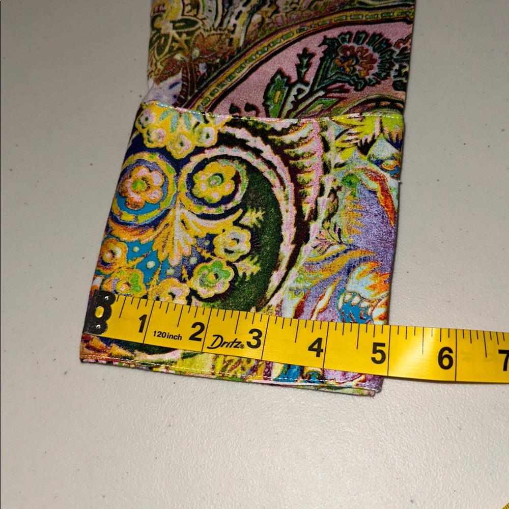 Mishca Vibrant Paisley Women's Blazer/Tunic Size Medium. - Picture 13 of 16
